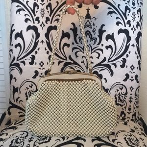 Vintage Whiting&Davis metal mesh purse like new!!